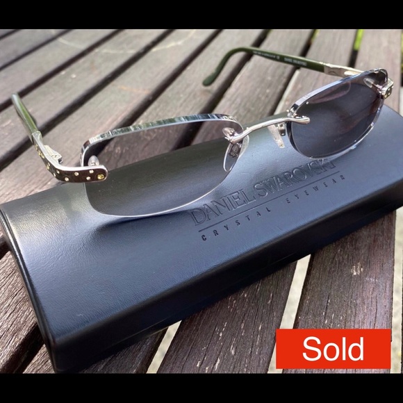 Swarovski Accessories - Daniel Swarovski Rimless  Eyeglasses Frames Green